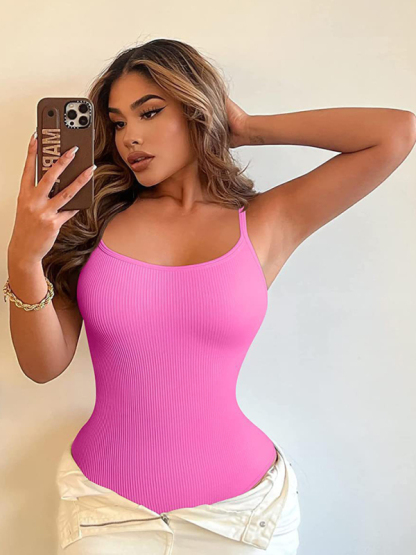 women's sexy Comfortable tank top bodysuit-chiquechics