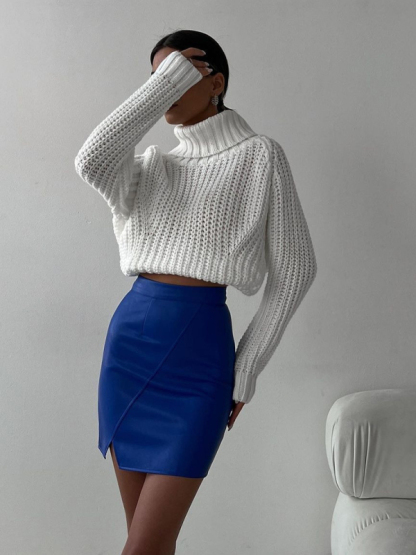New women's loose casual versatile long-sleeved sweater-chiquechics