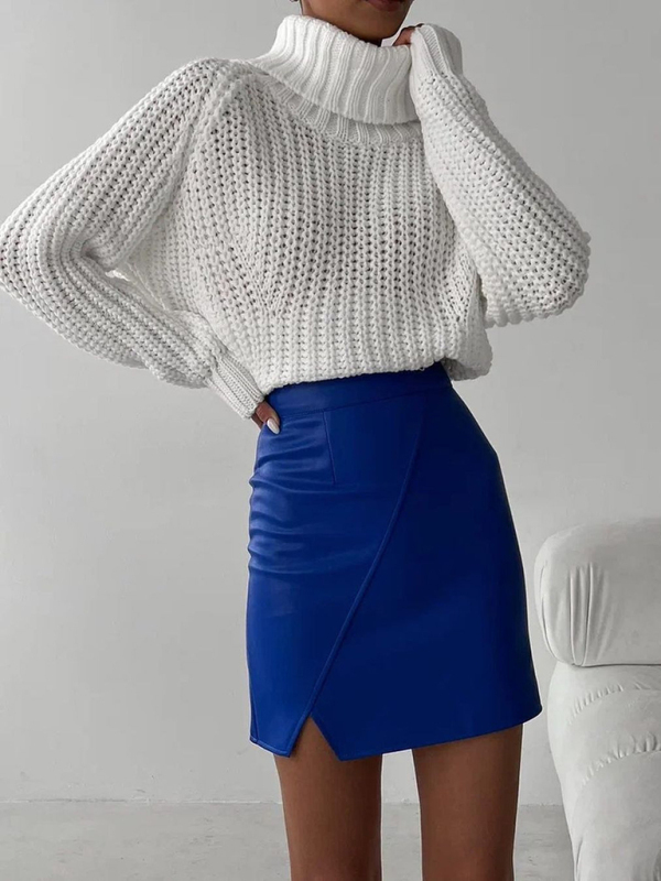 New women's loose casual versatile long-sleeved sweater-chiquechics