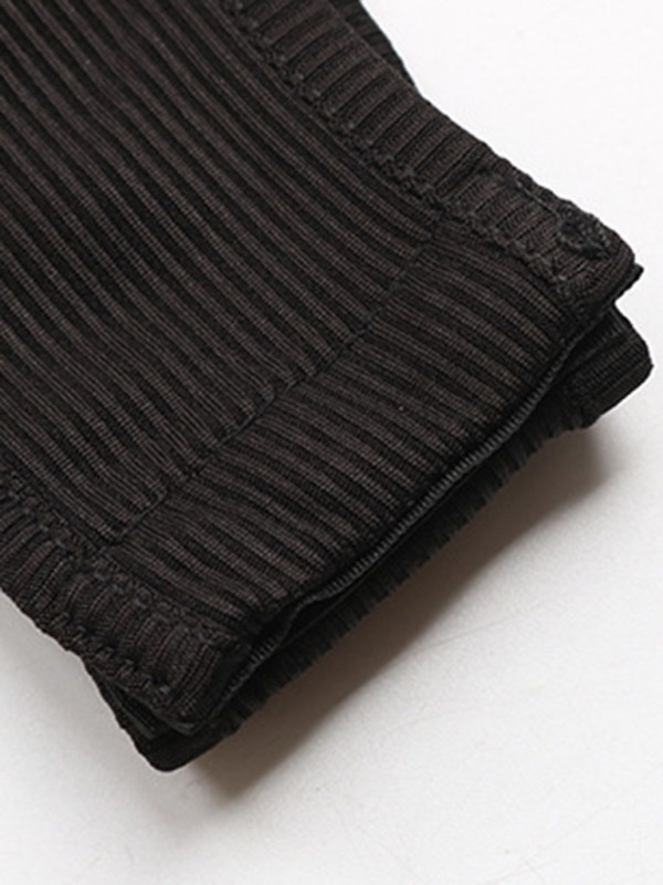 Women's V-neck pleated dropped shoulder elegant bodysuit-chiquechics