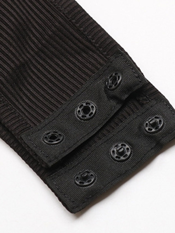 Women's V-neck pleated dropped shoulder elegant bodysuit-chiquechics