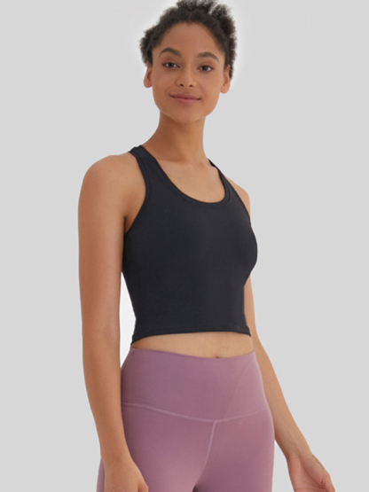 New tight-fitting, high-elastic and beautiful back sports, leisure and versatile yoga vest-chiquechics