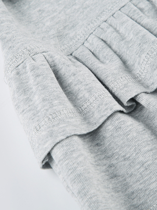 Sexy cuffed low-waist small letter embroidered ruffle skirt sweet hottie sports cake culottes-chiquechics
