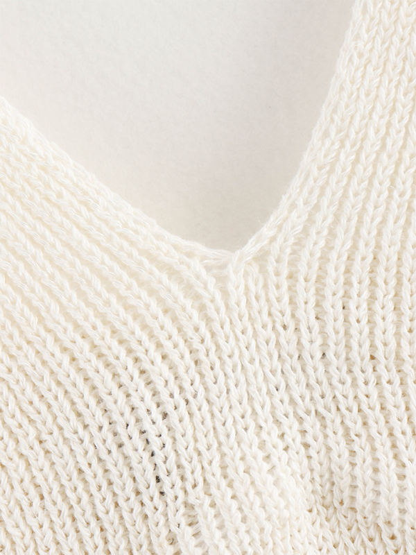 New Street Fashion V-Neck Knitted Suspender Top-chiquechics