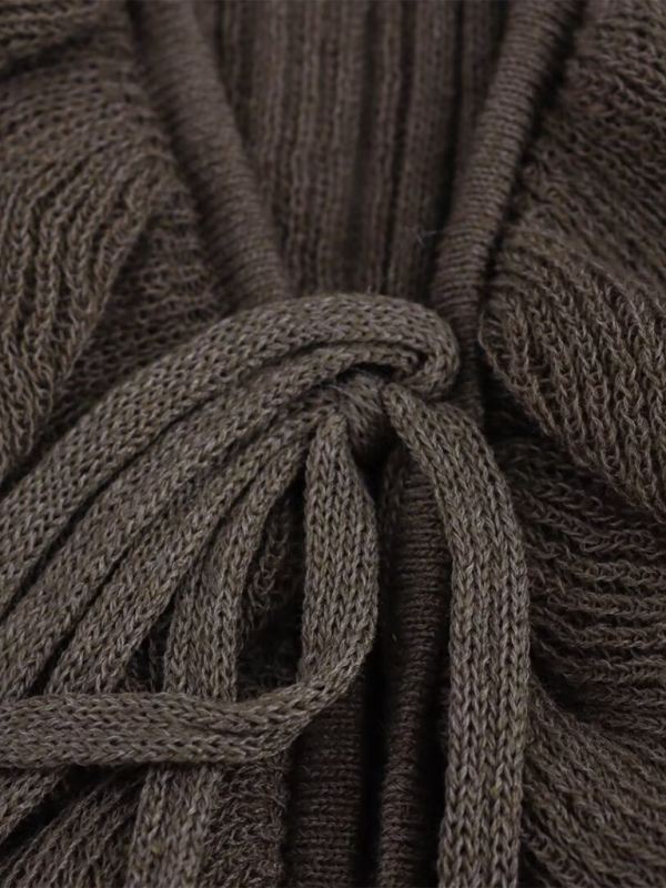 Fashionable vest ruffled sleeveless sweater-chiquechics