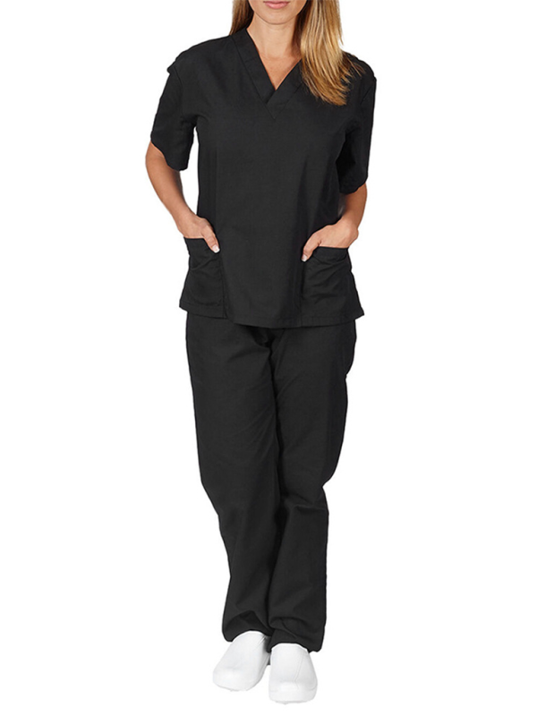 Wash clothes thin doctor surgical gown female nurse work clothes elastic Quick-drying suit-chiquechics