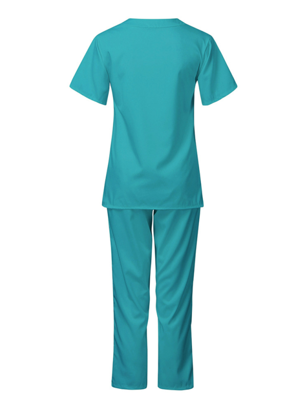 Wash clothes thin doctor surgical gown female nurse work clothes elastic Quick-drying suit-chiquechics