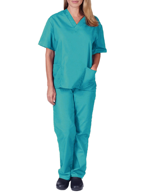 Wash clothes thin doctor surgical gown female nurse work clothes elastic Quick-drying suit-chiquechics