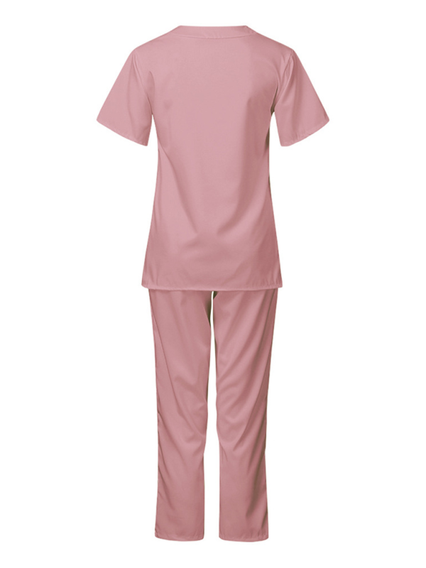 Wash clothes thin doctor surgical gown female nurse work clothes elastic Quick-drying suit-chiquechics