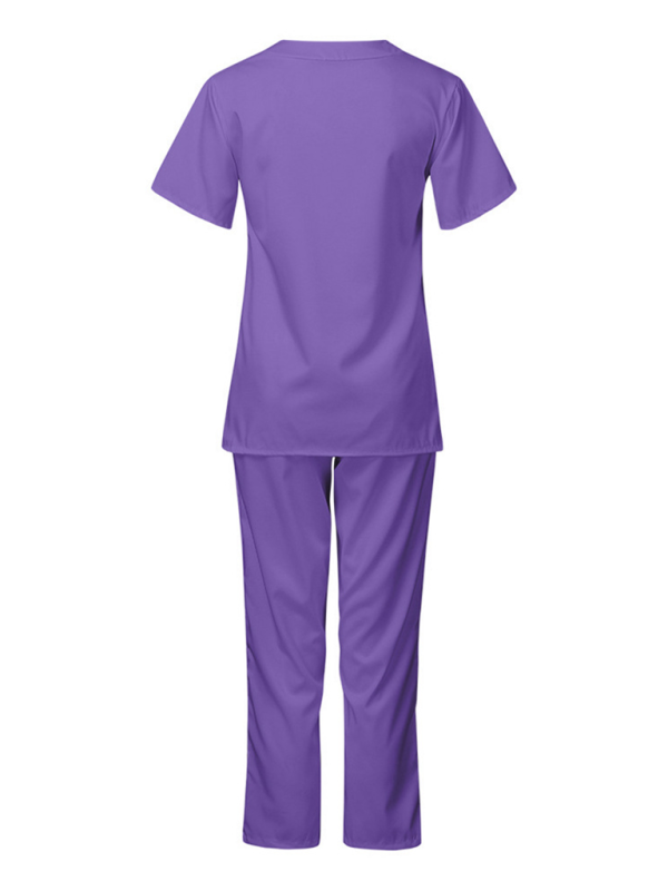 Wash clothes thin doctor surgical gown female nurse work clothes elastic Quick-drying suit-chiquechics
