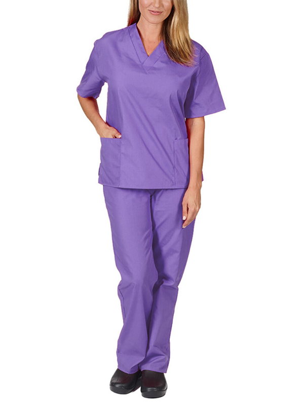 Wash clothes thin doctor surgical gown female nurse work clothes elastic Quick-drying suit-chiquechics