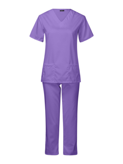 Wash clothes thin doctor surgical gown female nurse work clothes elastic Quick-drying suit-chiquechics