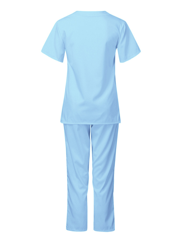 Wash clothes thin doctor surgical gown female nurse work clothes elastic Quick-drying suit-chiquechics