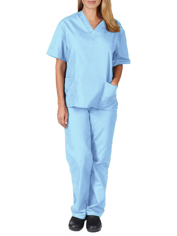 Wash clothes thin doctor surgical gown female nurse work clothes elastic Quick-drying suit-chiquechics