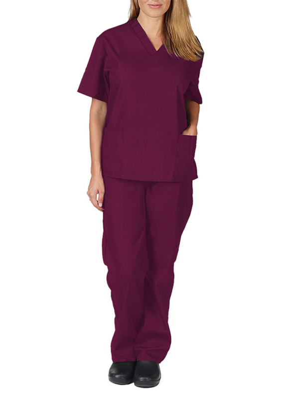 Wash clothes thin doctor surgical gown female nurse work clothes elastic Quick-drying suit-chiquechics