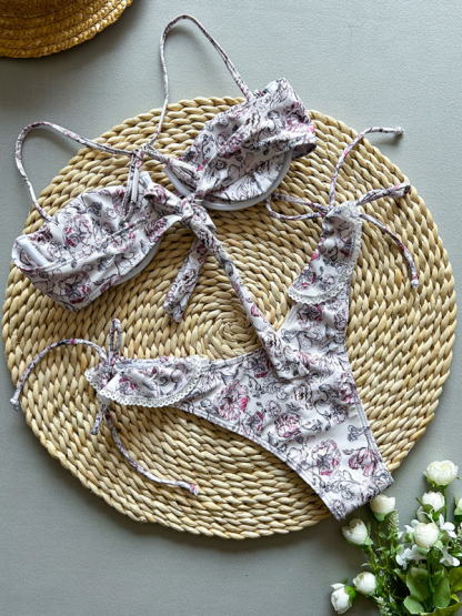 Printed lace bikini-chiquechics