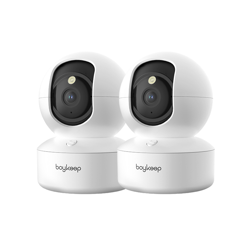 2pcs 2K Pet Camera Indoor Security Camera 5G/2.4GHz WiFi Cameras for Baby Dog Camera with Phone App, 360° Pan & Tilt, 2-Way Audio, Night Vision, SD Card & Cloud Storage