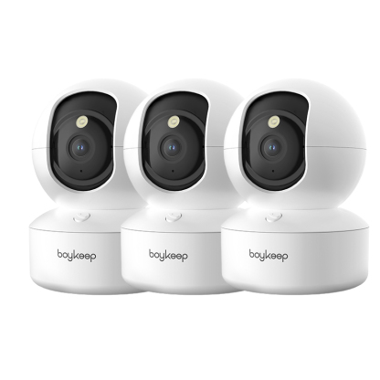 3pcs 2K Pet Camera Indoor Security Camera 5G/2.4GHz WiFi Cameras for Baby Dog Camera with Phone App, 360° Pan & Tilt, 2-Way Audio, Night Vision, SD Card & Cloud Storage