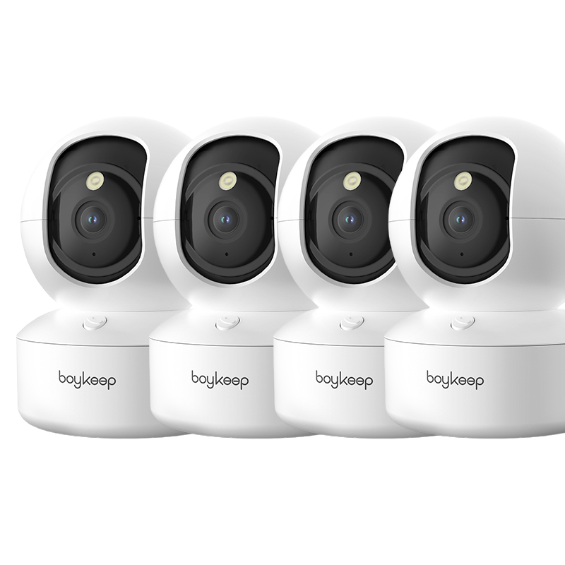 4pcs 2K Pet Camera Indoor Security Camera 5G/2.4GHz WiFi Cameras for Baby Dog Camera with Phone App, 360° Pan & Tilt, 2-Way Audio, Night Vision, SD Card & Cloud Storage