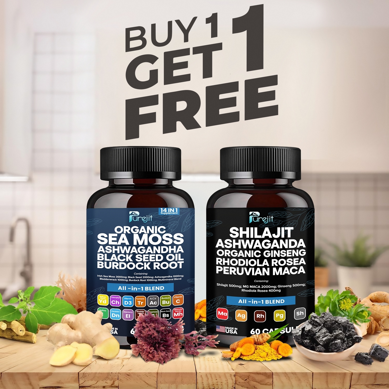 SEA MOSS & SHILAJIT PUREJIT™ BLEND