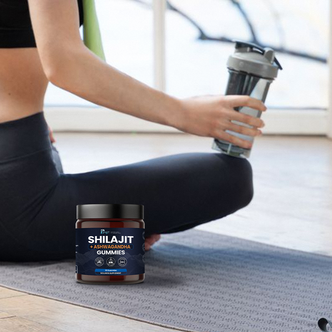 PUREJIT© ORGANIC SHILAJIT WITH ASHWAGANDHA GUMMIES