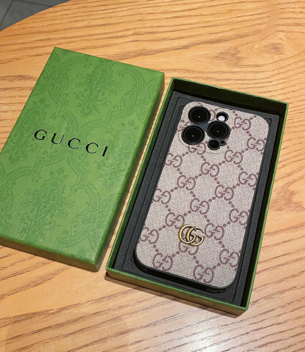 Classic GG iPhone Case GG Leather -LG240523-GTOCASE