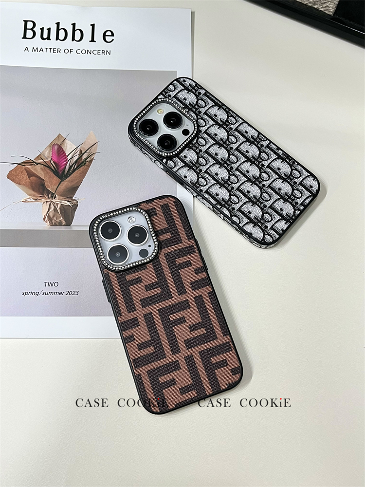 FD iPhone Case With Diamond Lens White-ZSK251836