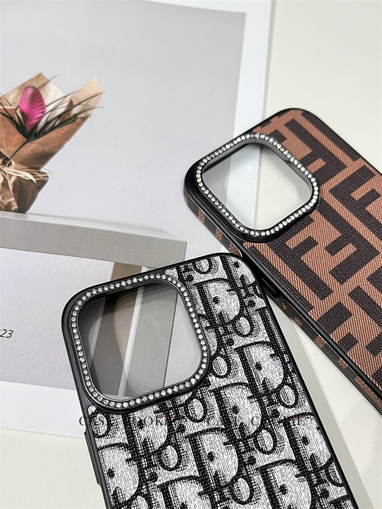 FD iPhone Case With Diamond Lens White-ZSK251836