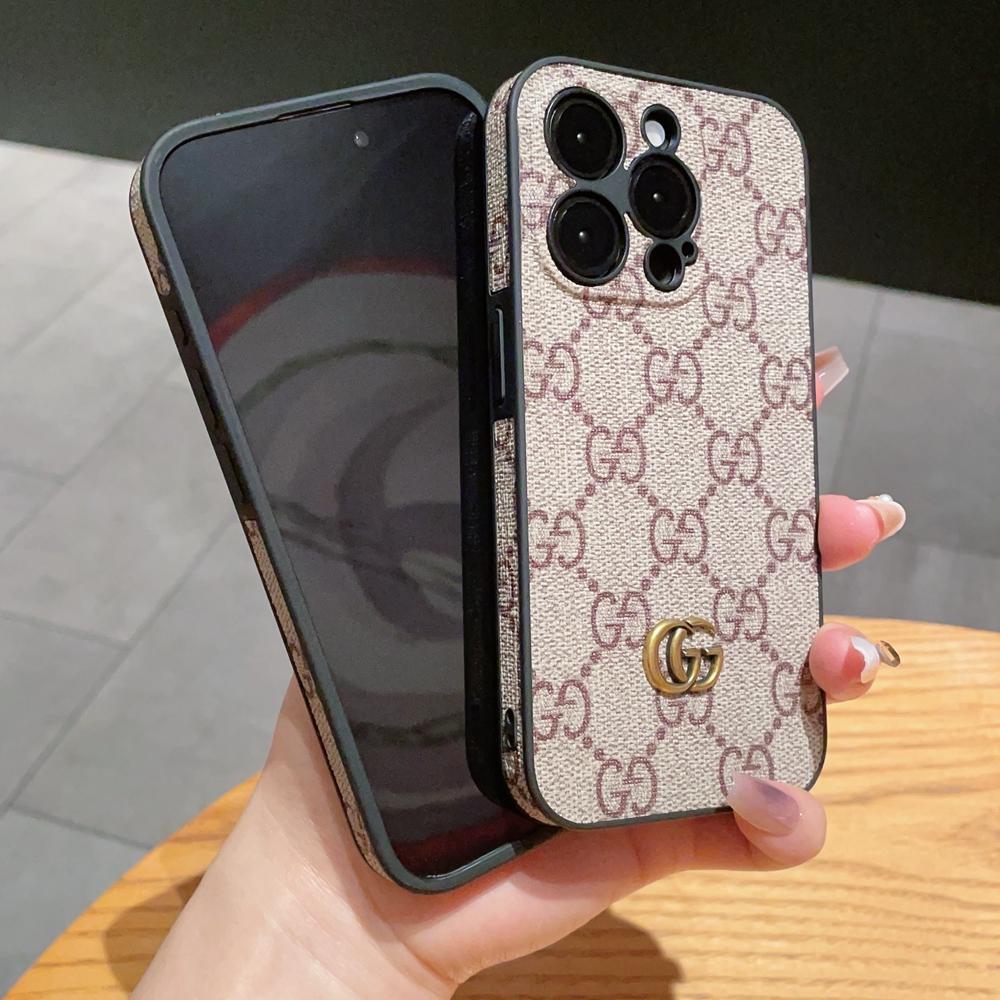 Classic GG iPhone Case GG Leather -LG240523-GTOCASE