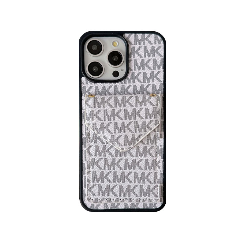 MK iPhone Case With Card Holder White-SJK251136
