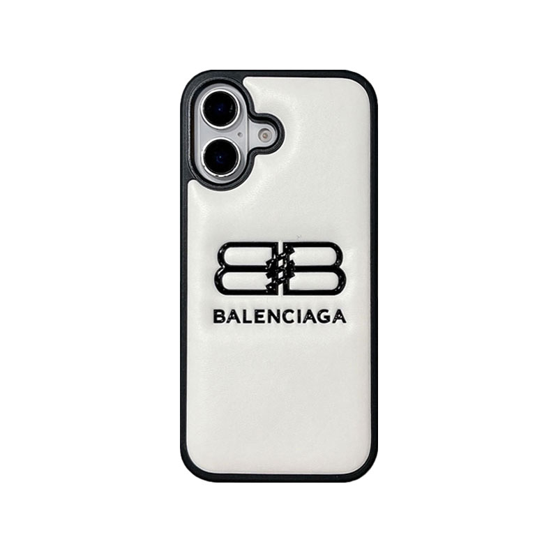 Puffer BA iPhone Case White-BLK251107