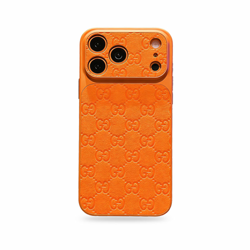 Classic GG iPhone case orange– GZLV002