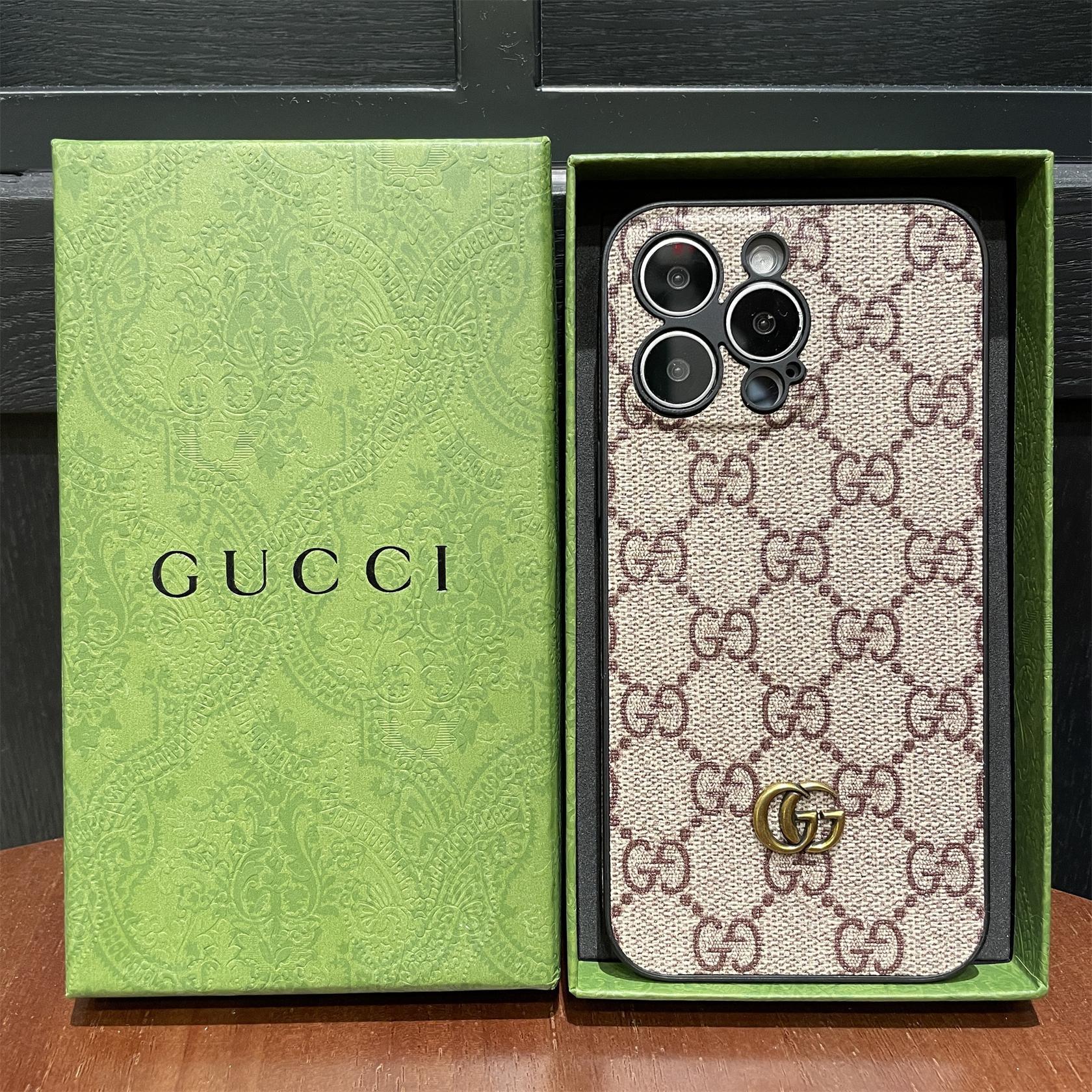 Classic GG iPhone Case GG Leather -LG240523-GTOCASE