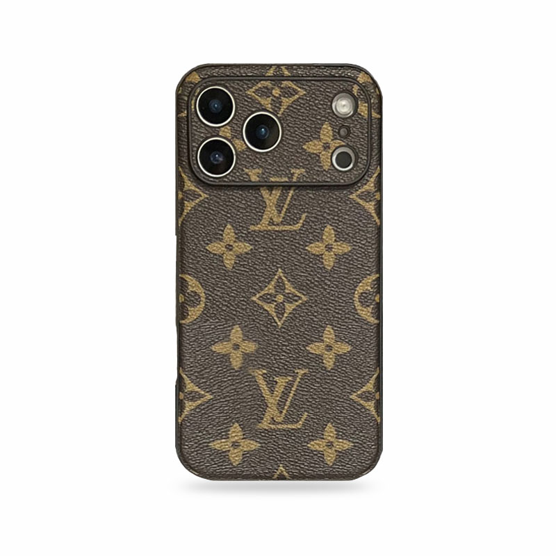 Leather Monogram iPhone Case For iPhone 17 Series-HBK250304