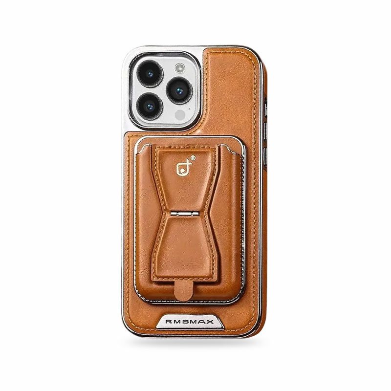 Leather IPhone case With Card Holder And Stander-ZJK250927