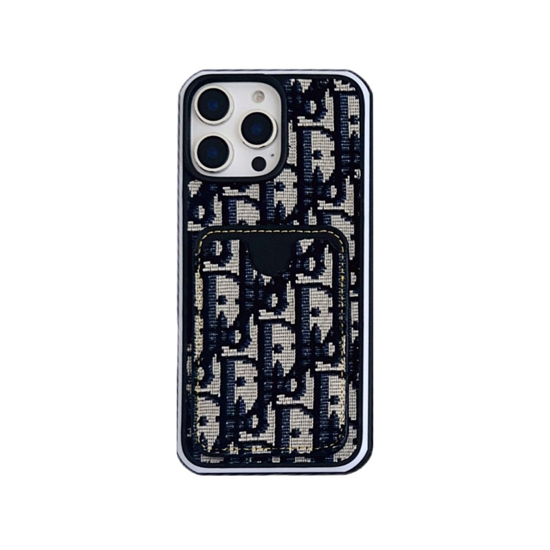 Fabrics CD iPhone Case With Card Holder -CZK251705