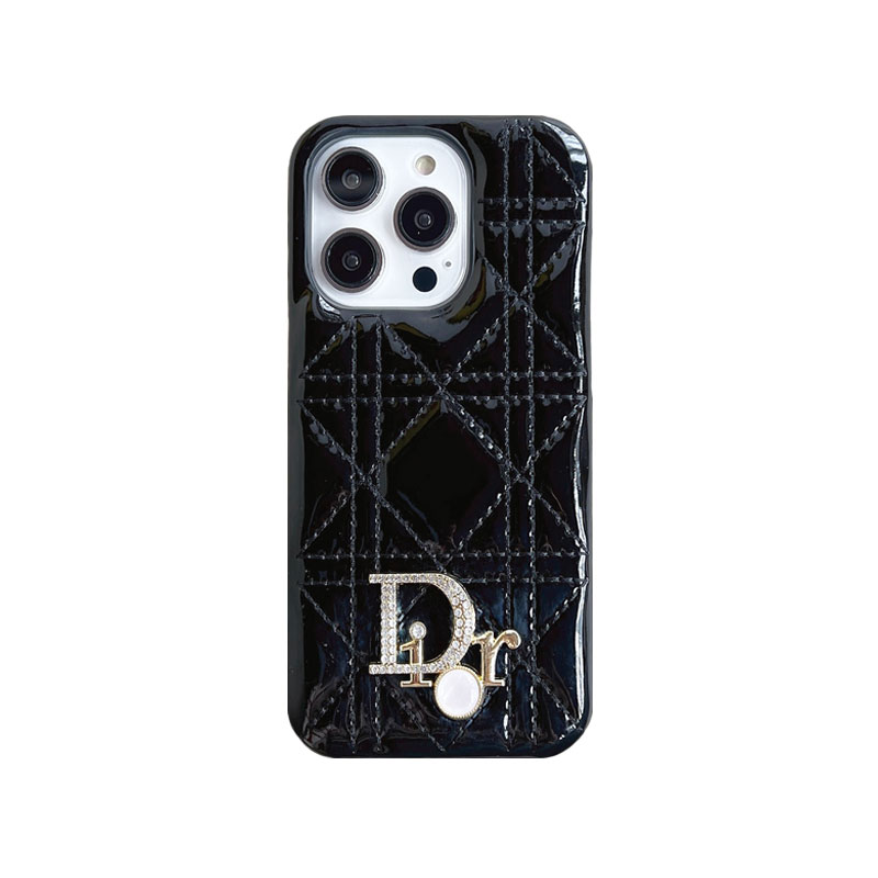  CD iPhone Case Leather Black-WJ240513-GTOCASE