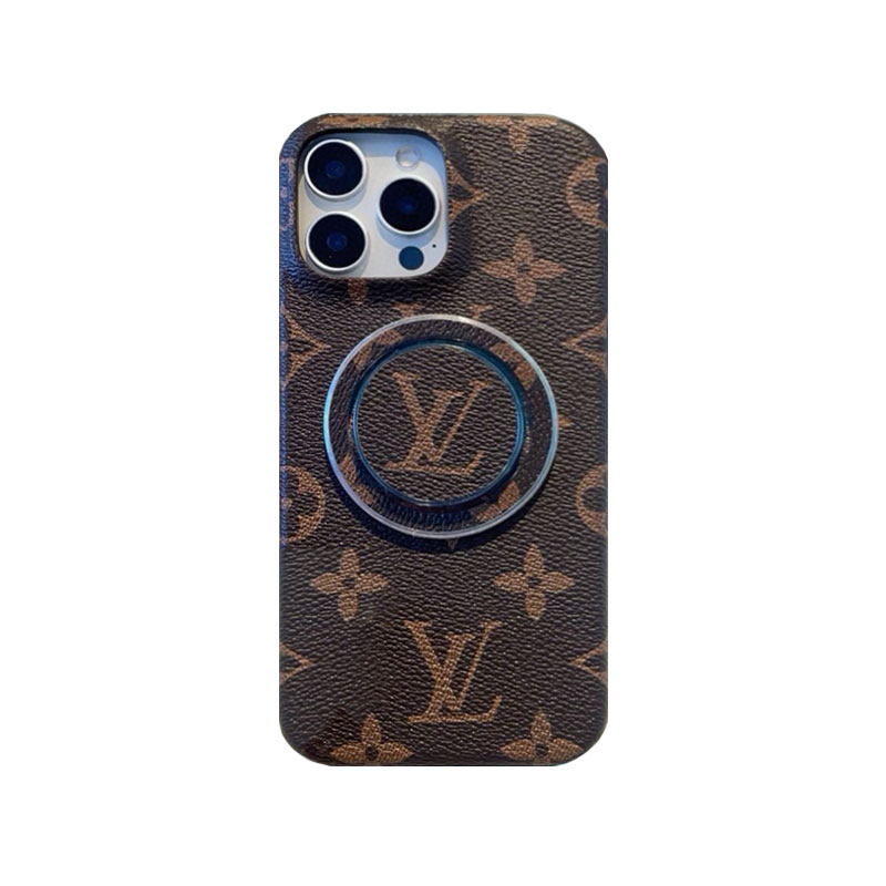 Classic Monogram iPhone Case With Holder Big Printing（Compatible With Magsafe）-GTOCASE