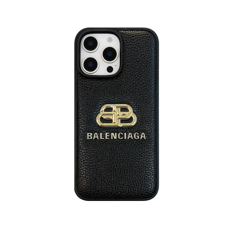 Leather BA iPhone Case Black-DPP250905