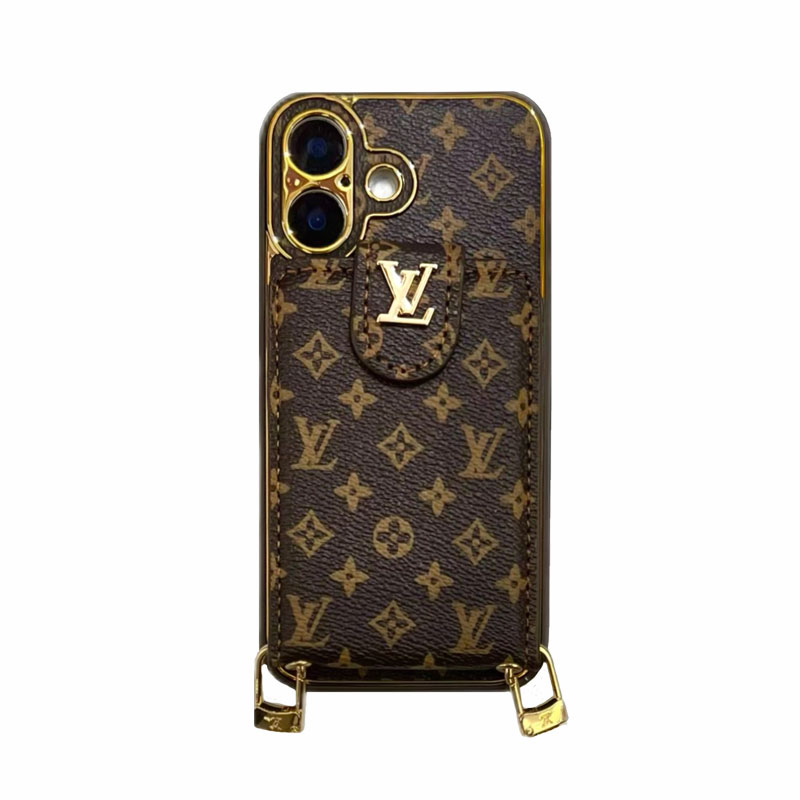 Monogram Phone Case With Card Holder And Strap Small Printing -XKB241520-casezom