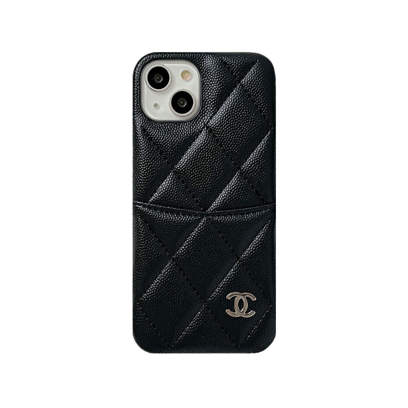 Leather CC Case With Crad Holder For iPhone Pink -PZB240603-GTOCASE