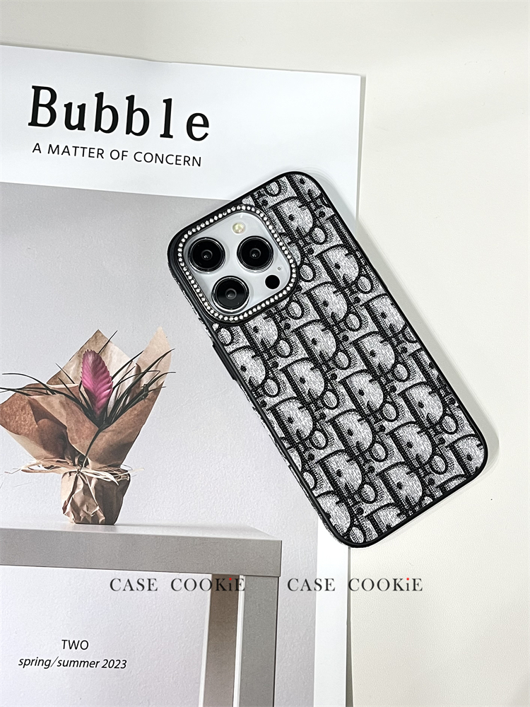 FD iPhone Case With Diamond Lens White-ZSK251836
