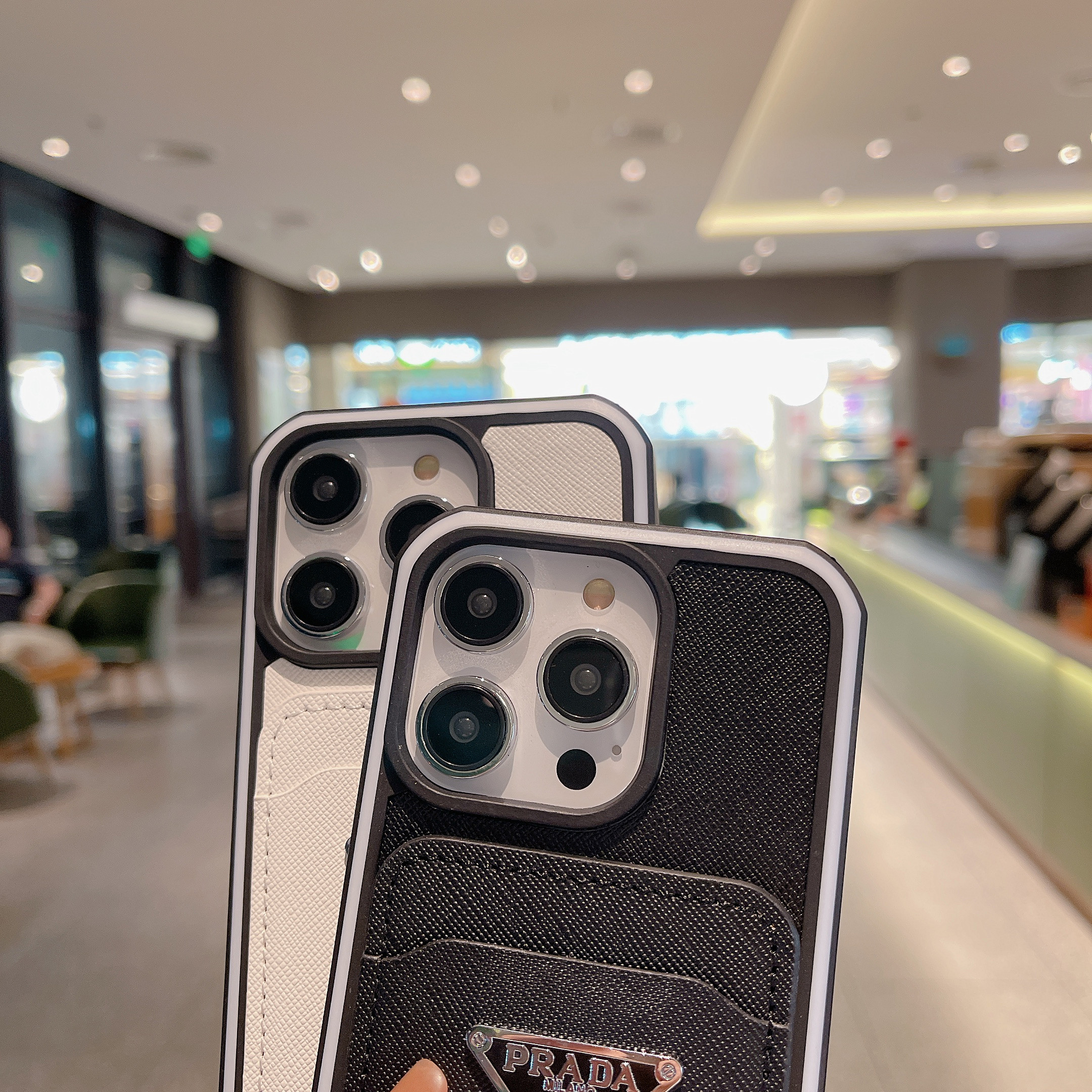 PR iPhone Case With Card Holder White -PZ240403-GTOCASE