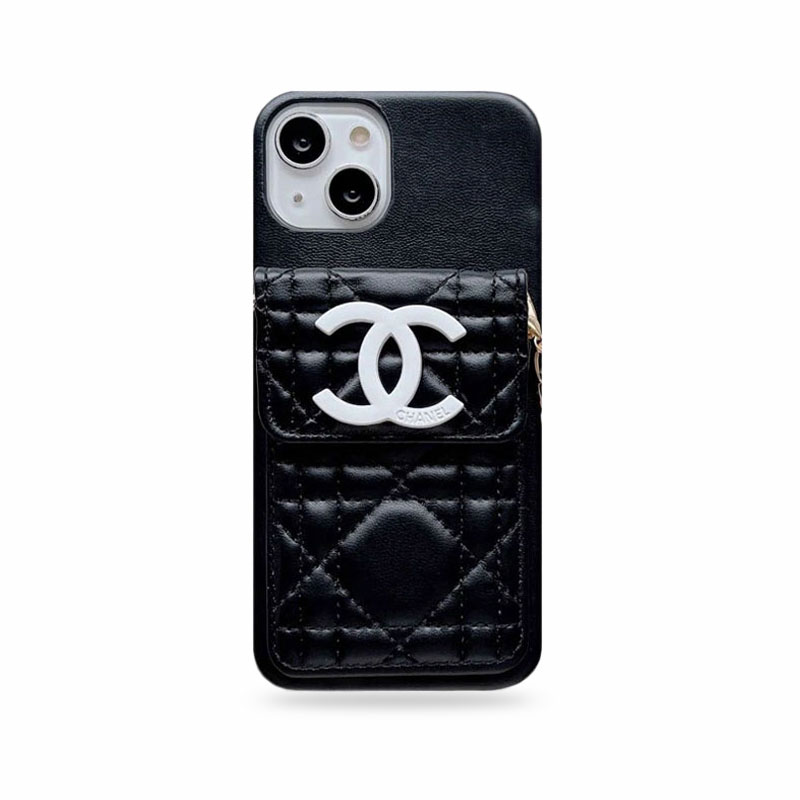 CC iPhone Case With Wallet And Strap Black -GS241602