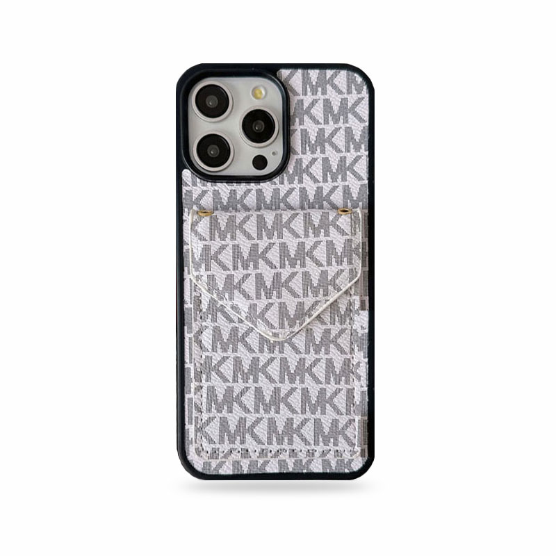MK iPhone Case With Card Holder White-CZK251136