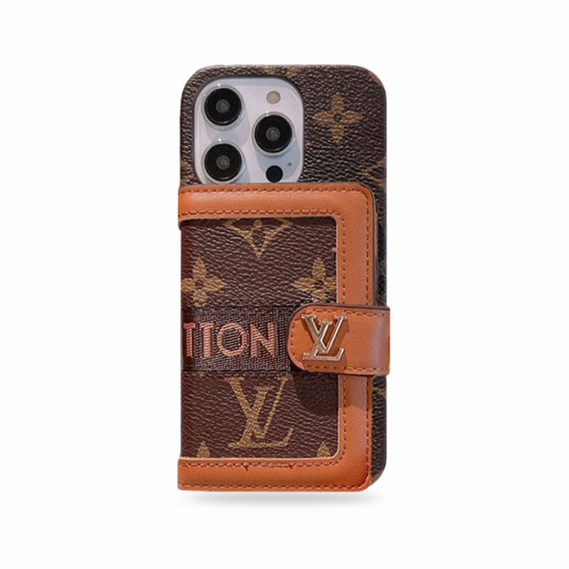 Monogram iPhone Case With Wallet And Crossbody Strap Brown -QB240329