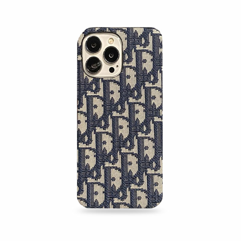 Dior iPhone Case Classic Fabric Elegant Protective Cover