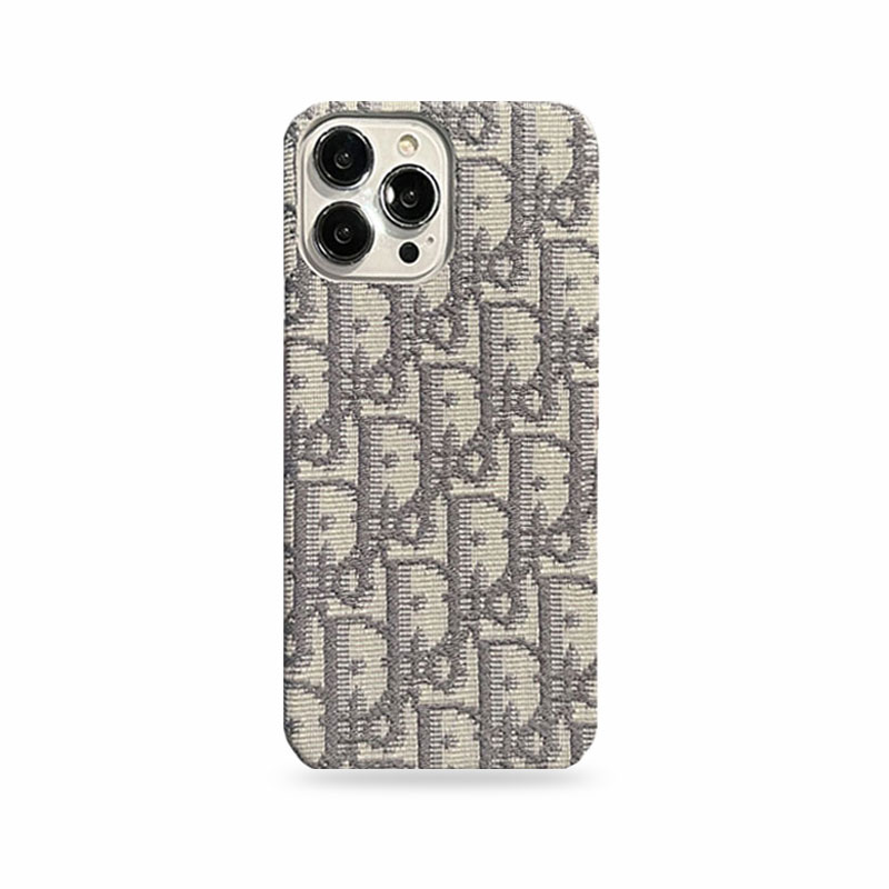 Dior iPhone Case Classic Fabric Luxury Design