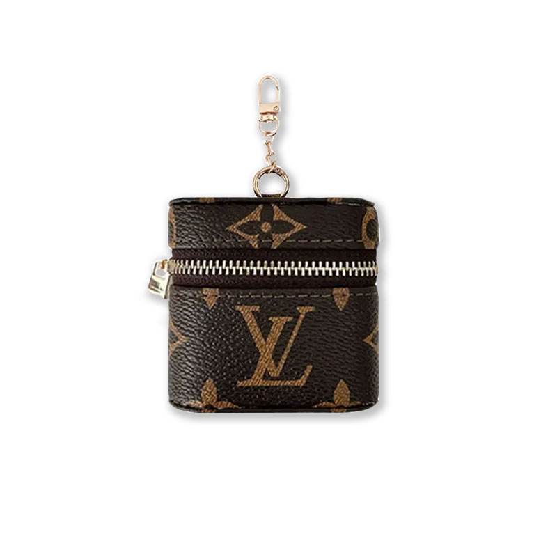 Monogram AirPods Storage Purse Case With Strap