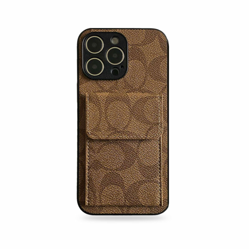 Coach iPhone Case with Wallet Premium Leather Protective